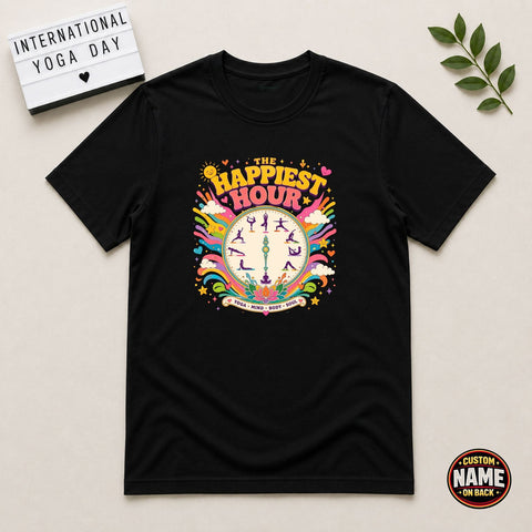 Happy hour yoga Tshirt