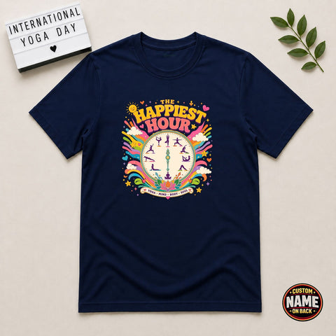 Happy hour yoga Tshirt