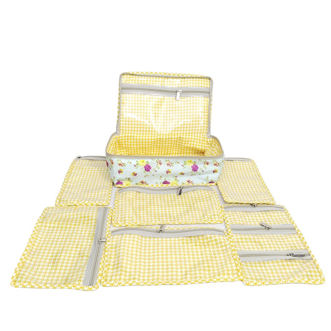 SUNSHINE BLOOM PRINT JEWELRY ORGANIZER