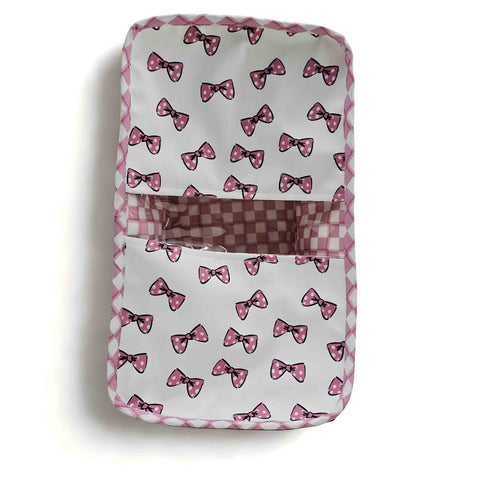 Classy Bow Print Grand Shoe Zip Box