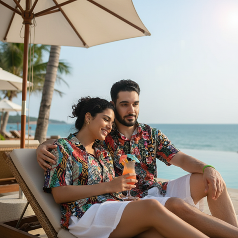CHEETAH WATERMELON PRINTED SHIRT