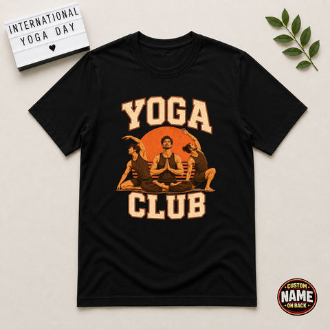 Yoga Club Boy Printed Tshirt
