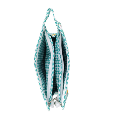 FRUIT FIESTA PRINT TRIOZIP TOILETRY BAG