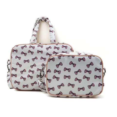 Classy Bow Print  TRAVEL BAG