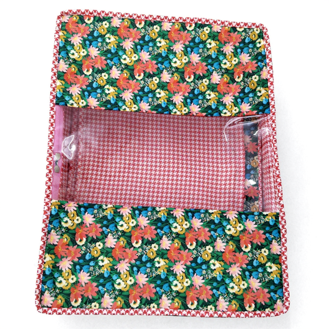 MIDNIGHT MARIGOLD PRINT GRAND SAREE ORGANIZER