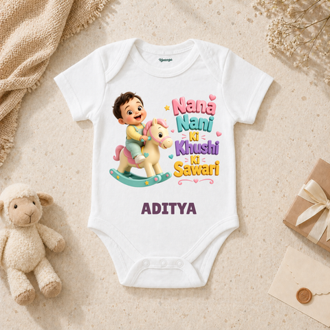 Nana Nani Ki Khushi Ki Sawari Cute Bundle Of Joy And Smiles