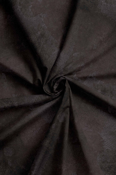 DARK BROWN SHINY FABRIC