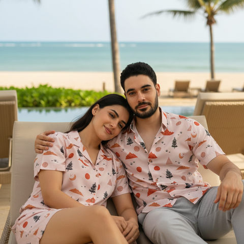 SUMMER VIBES PRINTED SHIRT