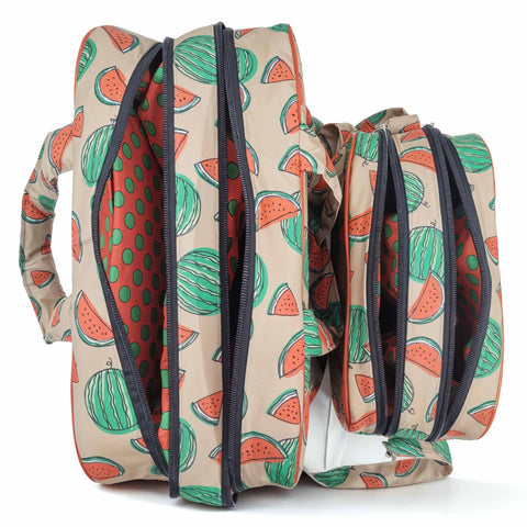 SUMMER MELON PRINT TRAVEL BAG