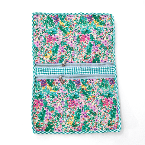 EMERALD GARDEN PARTY PRINT MAXSTOR TOILETRY BAG