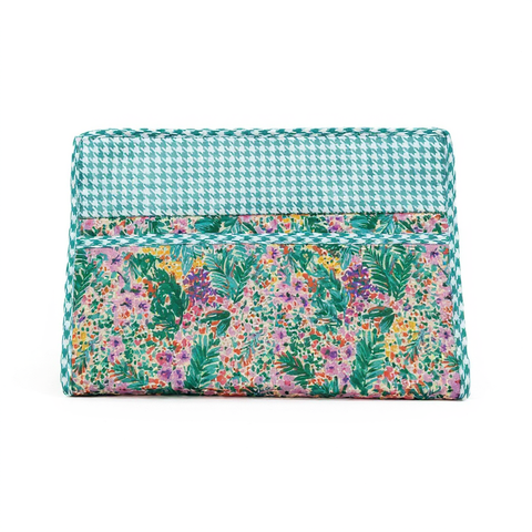 EMERALD GARDEN PARTY PRINT MAXSTOR TOILETRY BAG