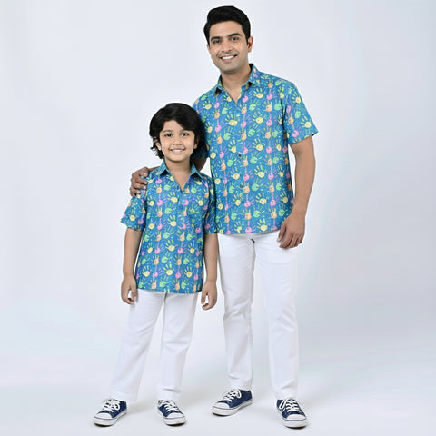 HOLI SHIRT SMALL COLOURFUL HANDS