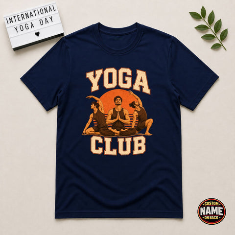 Yoga Club Boy Printed Tshirt
