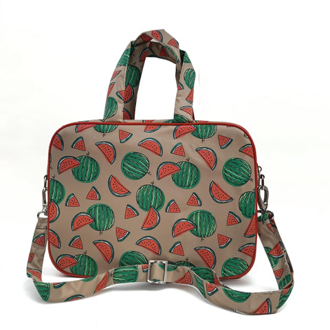 SUMMER MELON PRINT TRAVEL BAG