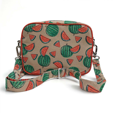 SUMMER MELON PRINT TRAVEL BAG