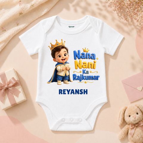 Nana Nani Ka Rajkumar Adorable Little King Full Of Happiness