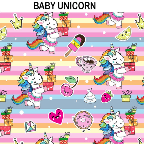 UNICORN PRINT BABY DIAPER BAG CUSTOMISER