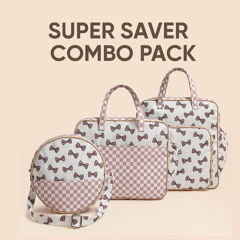 Classy Bow Print Super Saver Combo