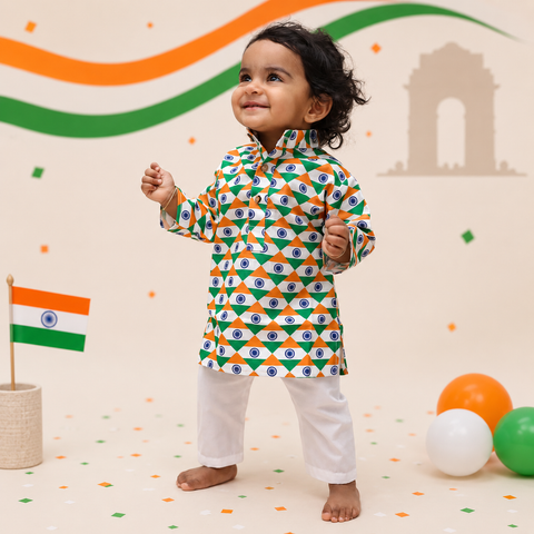 INDIAN FLAGS KURTA