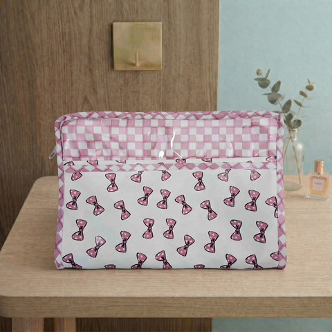 Classy Bow Print MaxStor Toiletry Bag