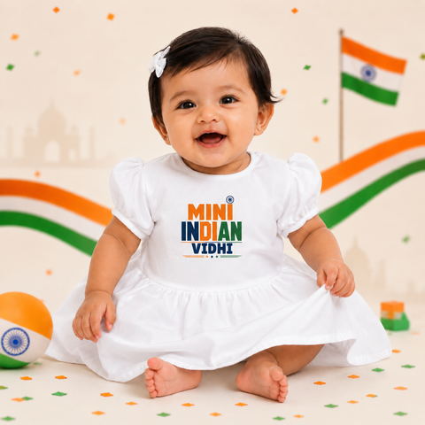 Mini Indian Personalized Frock for Kids