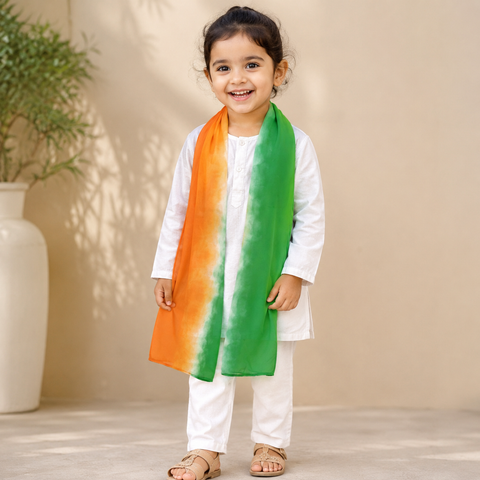 Tiranga Soft Mulmul Dupatta