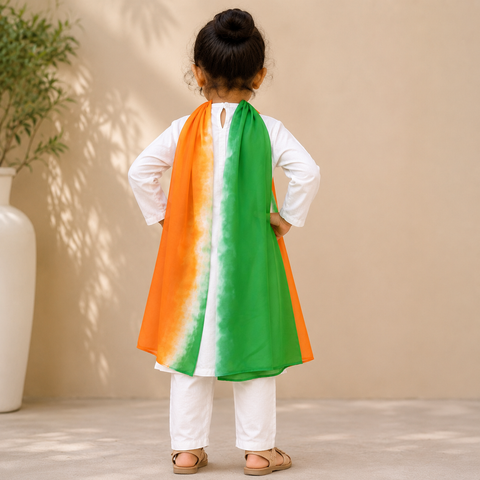 Tiranga Soft Mulmul Dupatta