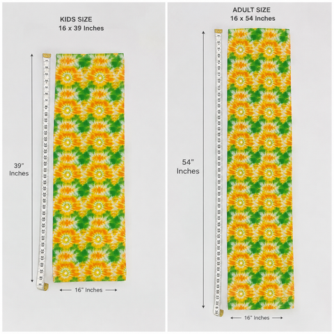 Tricolor Bloom Mulmul Dupatta