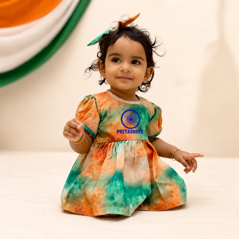 TRICOLOR JOY FROCK
