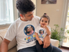Our First Father’s Day Together Personalized Combo T Shirt