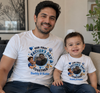 Our First Father’s Day Together Blue Personalized Combo T Shirt
