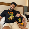 Lazy dude & Lazy dude jr Dad & Baby Matching combo T-Shirts