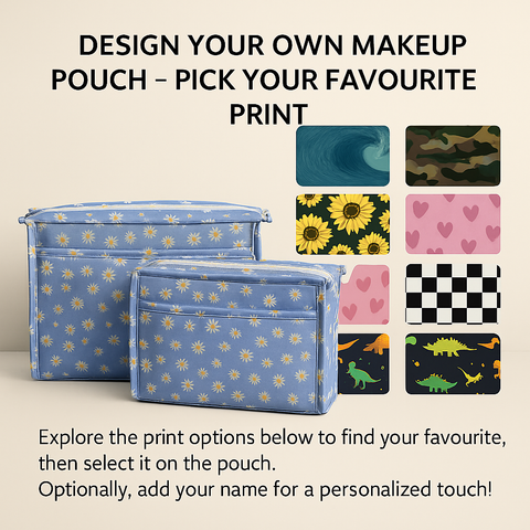 TRAVEL MAKEUP POUCH SET CUSTOMISER