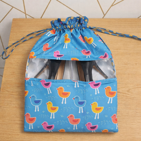 PLAYFUL BIRDS PRINT Heels & Sandals Cover