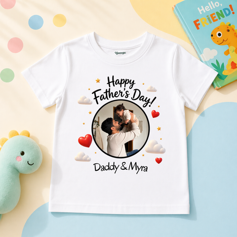 Daddy & Me Personalized Father’s Day Kids T-Shirt