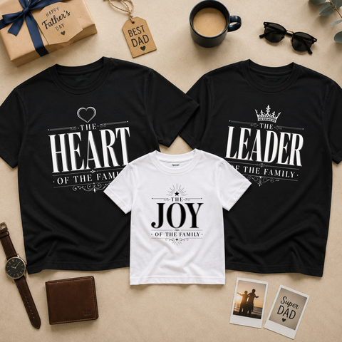 Grandpa + Dad + Kid Tshirt Combo