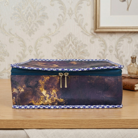 COSMIC MARBLE PRINT JEWELRY ORGANIZER