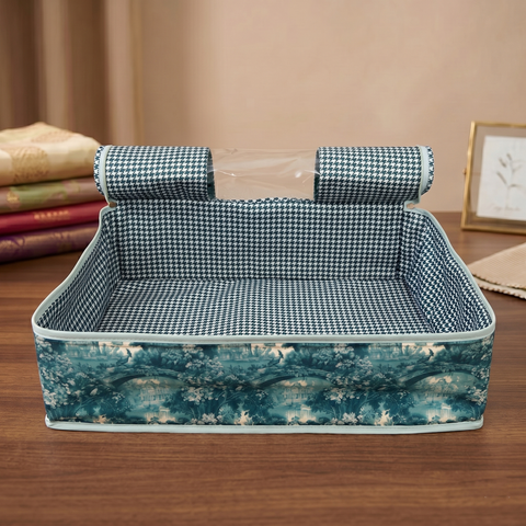 ENCHANTED CASTLE GARDEN PRINT GRAND SAREE ORGANIZER