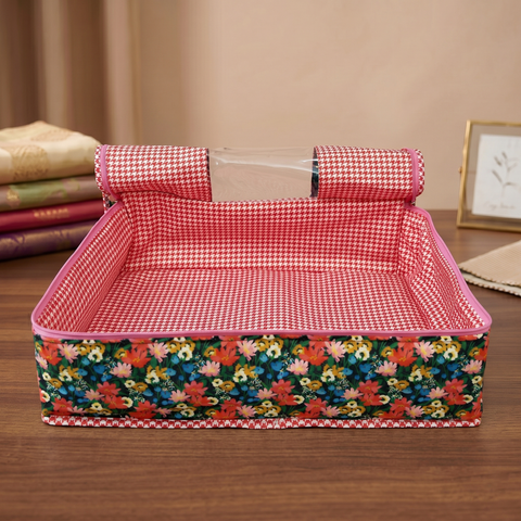MIDNIGHT MARIGOLD PRINT GRAND SAREE ORGANIZER