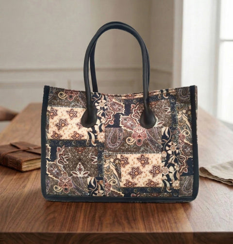 RUSTIC BLOOM LEATHER BAG