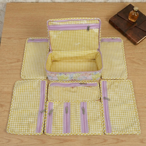 SUNSHINE GARDEN BLOSSOM PRINT JEWELRY ORGANIZER