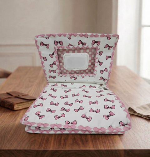 Classy Bow Print  Luxe Wet Tissue Kit