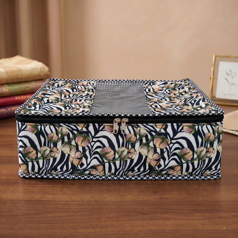 SAVANNA SAFARI BLOOM PRINT GRAND SAREE ORGANIZER