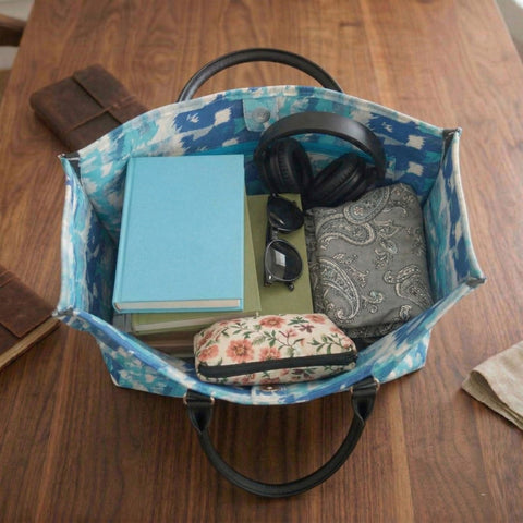 AQUA BREEZE WEEKENDER LEATHER BAG