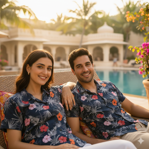 TROPICAL FLAIR PRINTED SHIRT