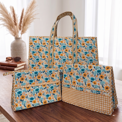 WILDFLOWER SPRITZ TOTE BAG SET