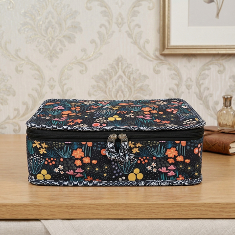 FLORA FIESTA PRINT JEWELRY ORGANIZER