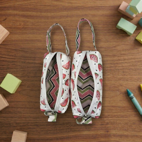 WATERMELON DREAM Print Maxi Pouch Set