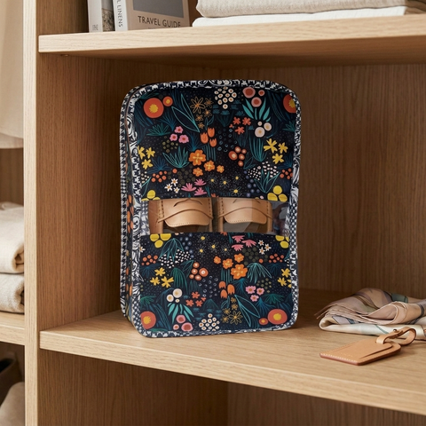 FLORA FIESTA PRINT Grand Shoe Zip Box