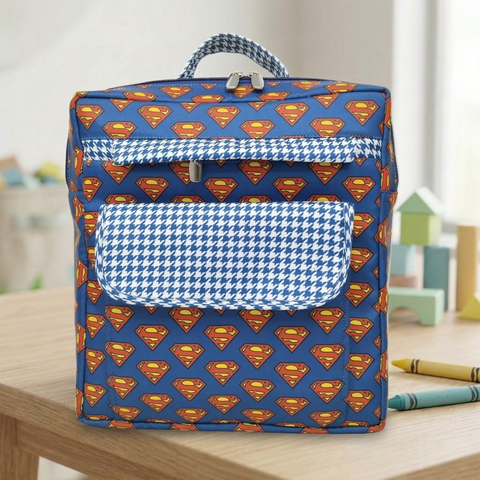 SUPER HERO PRINT KIDS BACKPACK